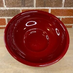 Homer Laughlin Fiesta  Serving  Bowl in Retired Cinnabar